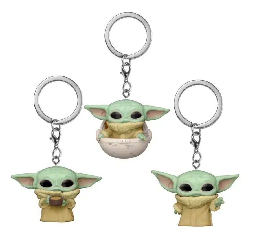 Llavero Funko POP Star Wars The Child, llavero de Baby Yoda, colgante de figura coleccionable, regalo de cumpleaños para niños