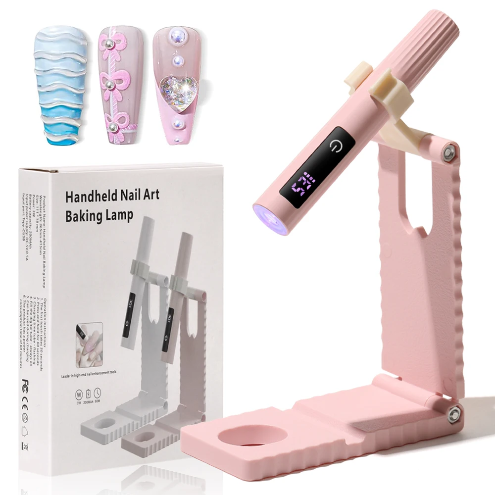 

LINMANDA Ручная лампа/Набор кронштейнов для ручной лампы Профессиональная лампа для ногтей с сенсорным экраном УФ-лампа с экраном дисплея Быстросохнущая