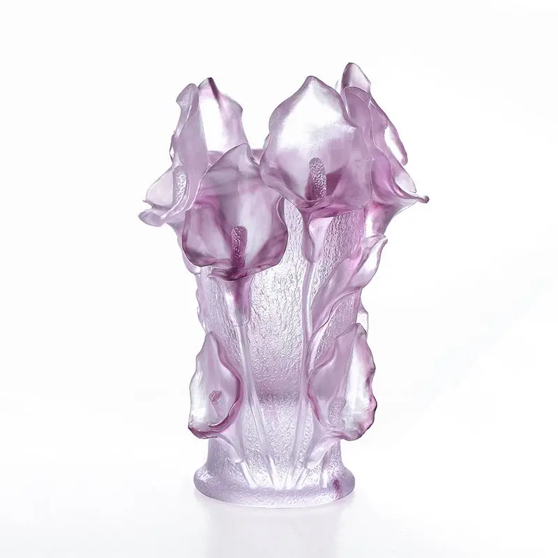 

Light luxury glazed vase ornament household, living room, vase decoration