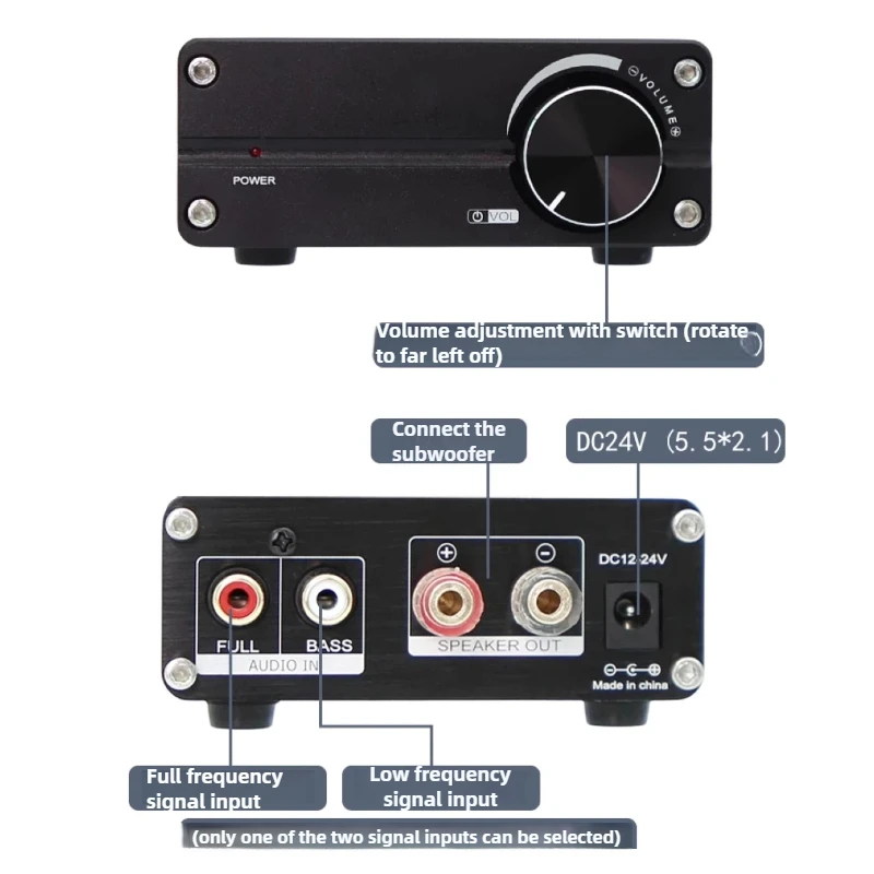 SOTAMIA TPA3116 Subwoofer Amplifier 100W Digital Audio Power Amplifier Mono Class D Fever Home HiFi Sound Speaker Amplificador