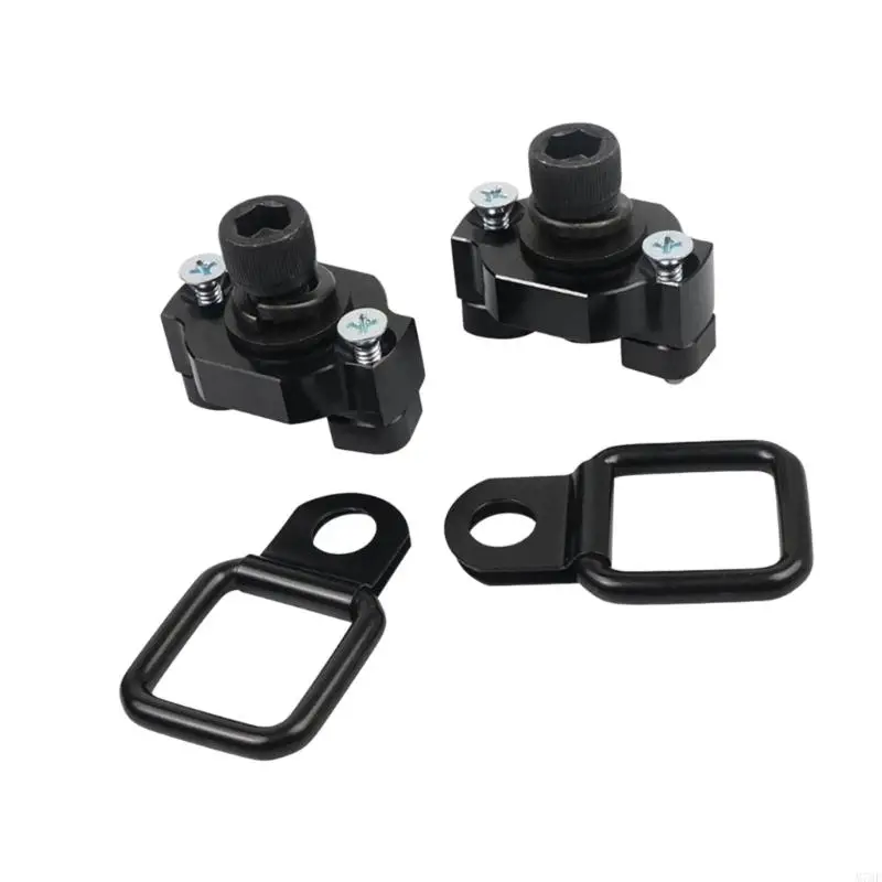 M76E Aluminium D-Loop Cargo Hardware 2/4 Stück, geeignet für den Transport von UTV-Montageblöcken – Detail 10