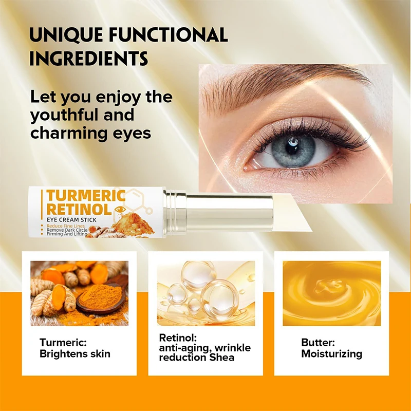 Instantâneo círculos escuros Puffiness Eye Cream, Anti partículas gordas, círculos escuros, desvanecer-se linhas finas, levantar, iluminar, beleza coreana, cuidados com os olhos