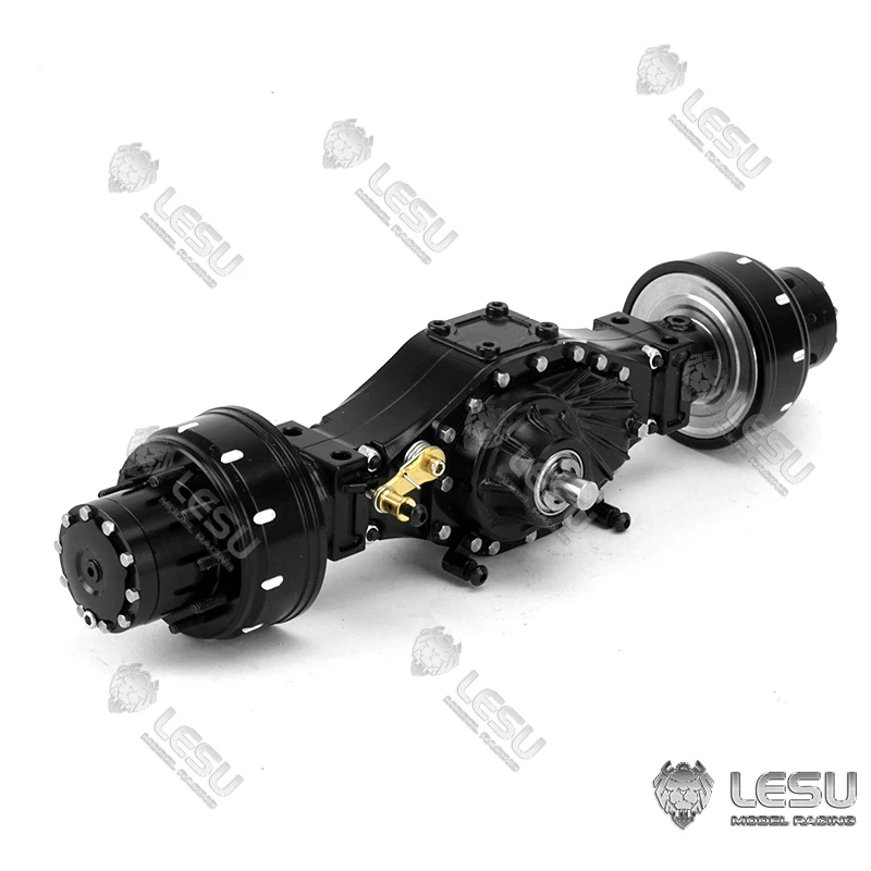 LESU RC Differential Metal Rear Wheel Reduction Axle for 1/14 Tamiyaya RC Dumper Truck Electric Tractor Car Toys TH16480-SMT3