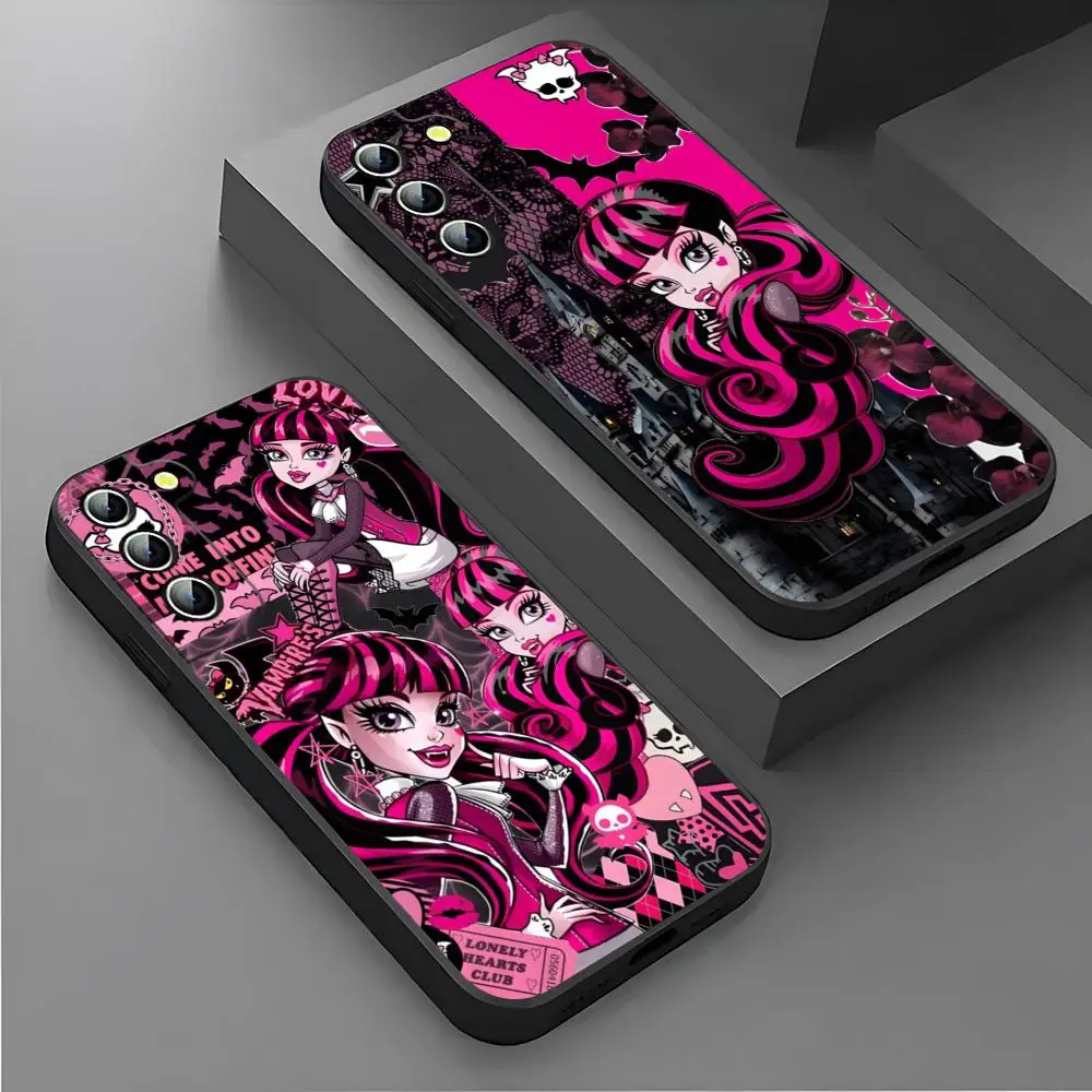Hot Cartoon Monster High Phone Case For Samsung S26 S25 Ultra S24 S22 S23 S20 Fe S21 A17 A37 A57 A54 A34 A16 A53 Back Cover