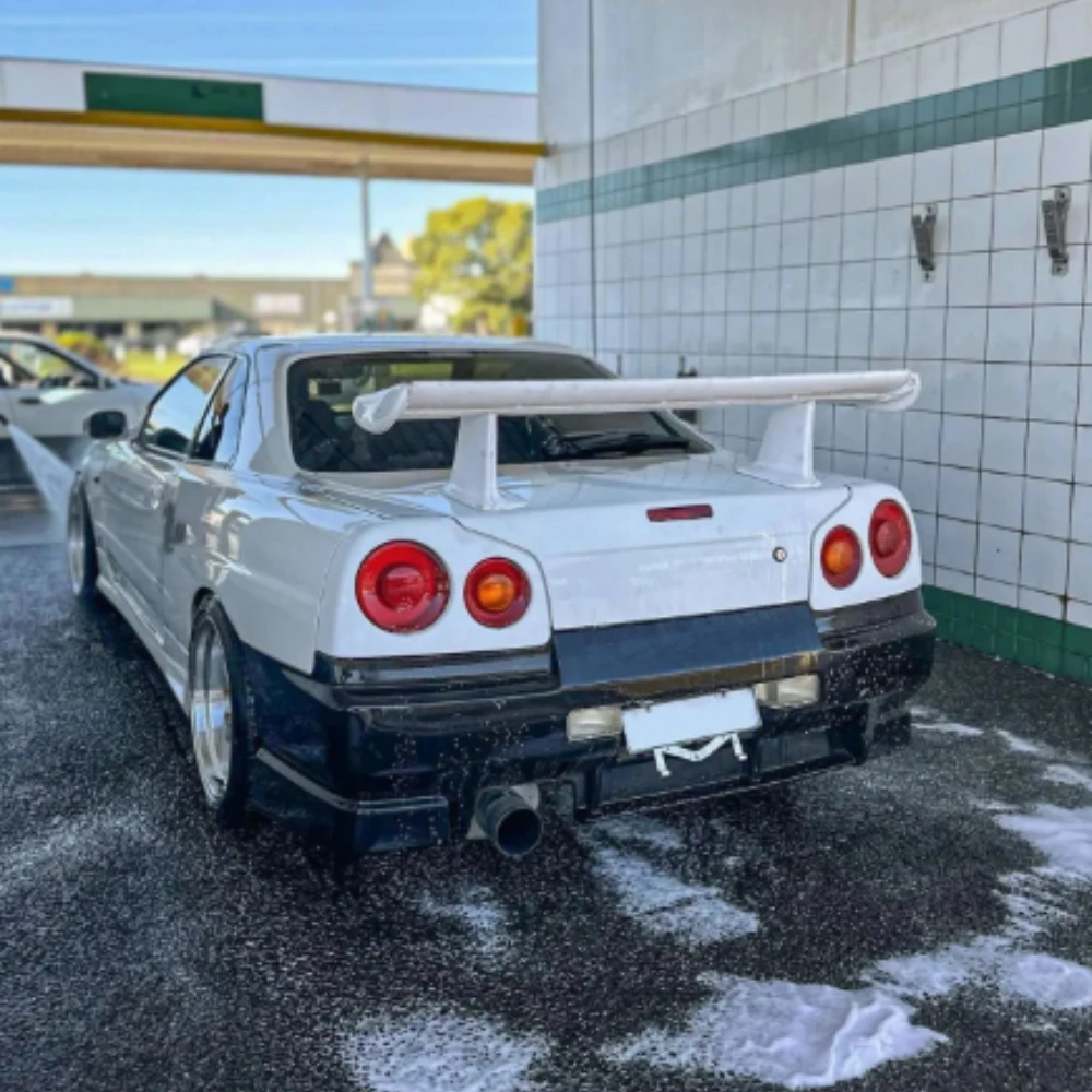 Botte de coffre arrière pour Nissan, R34 Skyline GTR GTT, OE Spomicrophone Wing, FRP Unpaint