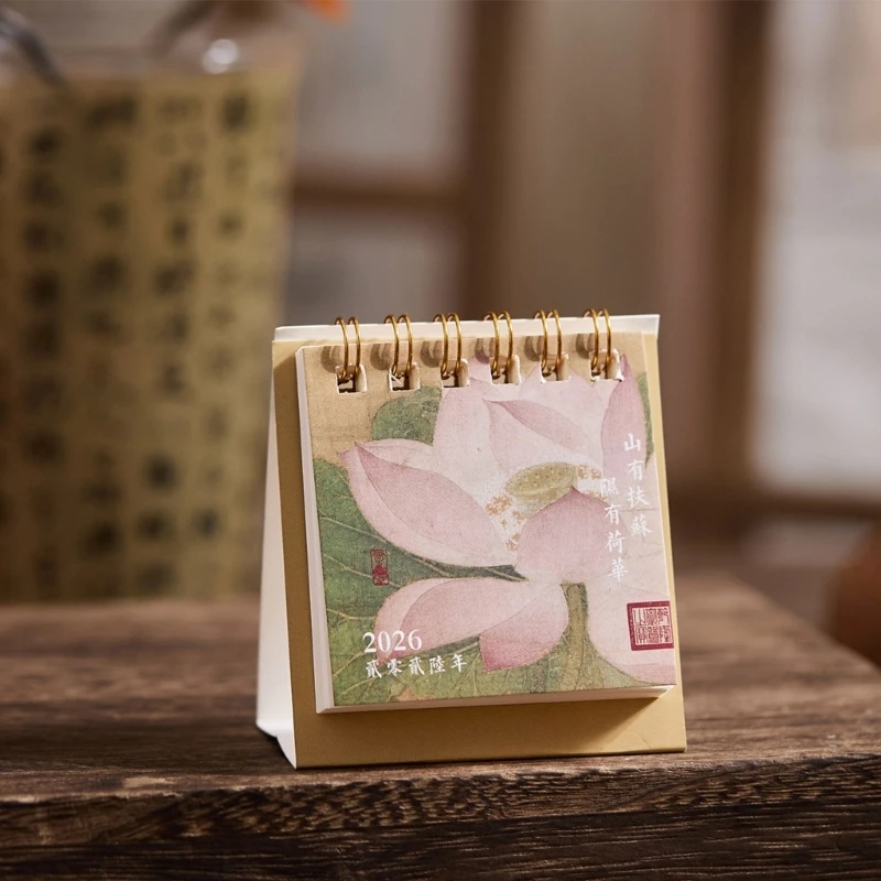 2026 Light Weight Daily Planner Calendar For Work Travel Study Sturdy Paper Pages Easy To Carry Mini Desk Calendar