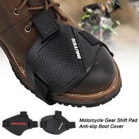 1Pc Non-slip Shoe Boots Protector Rubber Motorcycle Shoe Protective Gear Shifter Pad for Motorbike Riding Cycling Road Racing