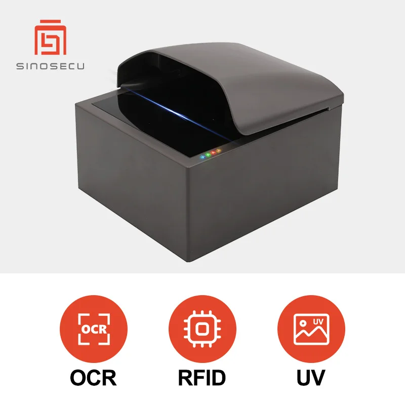 Sinosecu  ID card scanner & passport scanner Support reading passport /ID card  /visa