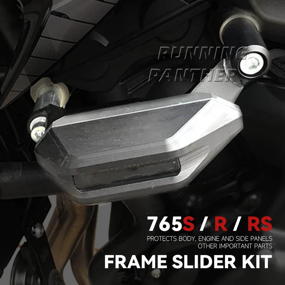 For Street Triple 765S 765R 765RS RS765 675Rx 675R Motorcycle Engine Guard Anti Crash Frame Slider Kit Falling Protector Cover