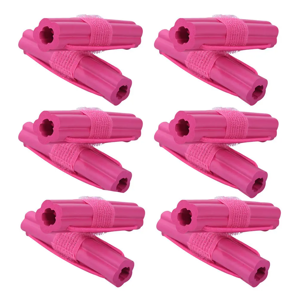 12Pcs Lightweight Self Grip Hair Rollers Sponge Hair Curler for Healthy Wavy Hairstyles Daily Use Hairdressing