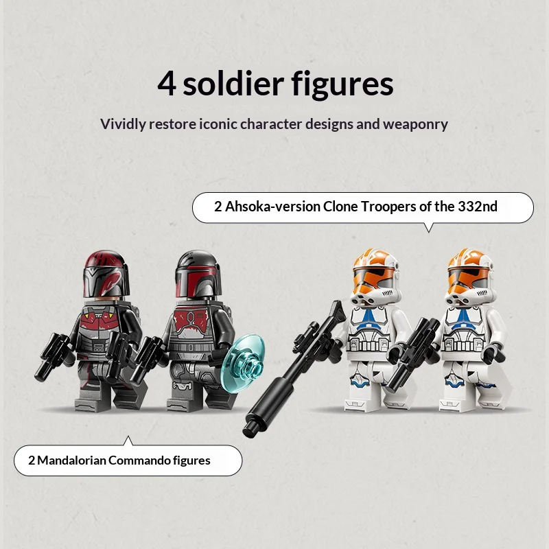 レゴ ビルディングブロック スターウォーズ シリーズ 75449 マンダロリアン包囲戦セット 子供用パズル ビルディングブロック おもちゃ 男の子 ギフト