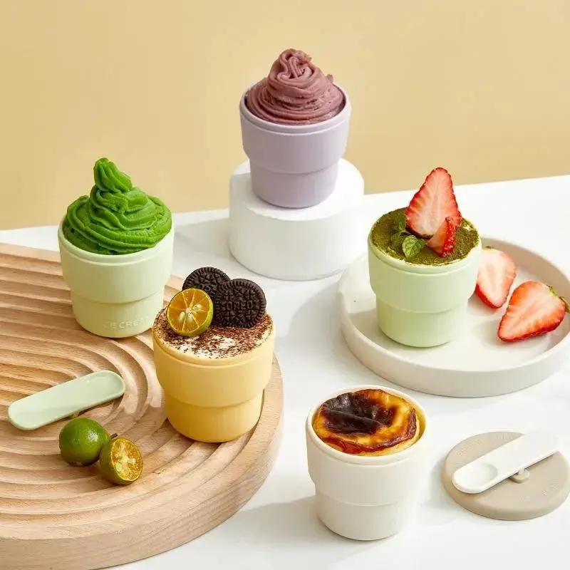 Handmade Food Ices Cube Mold Diy Ice Cream Cup Multipl-color Creative Popsicle Cheese Stick Tools Accessories Home Kitchen
