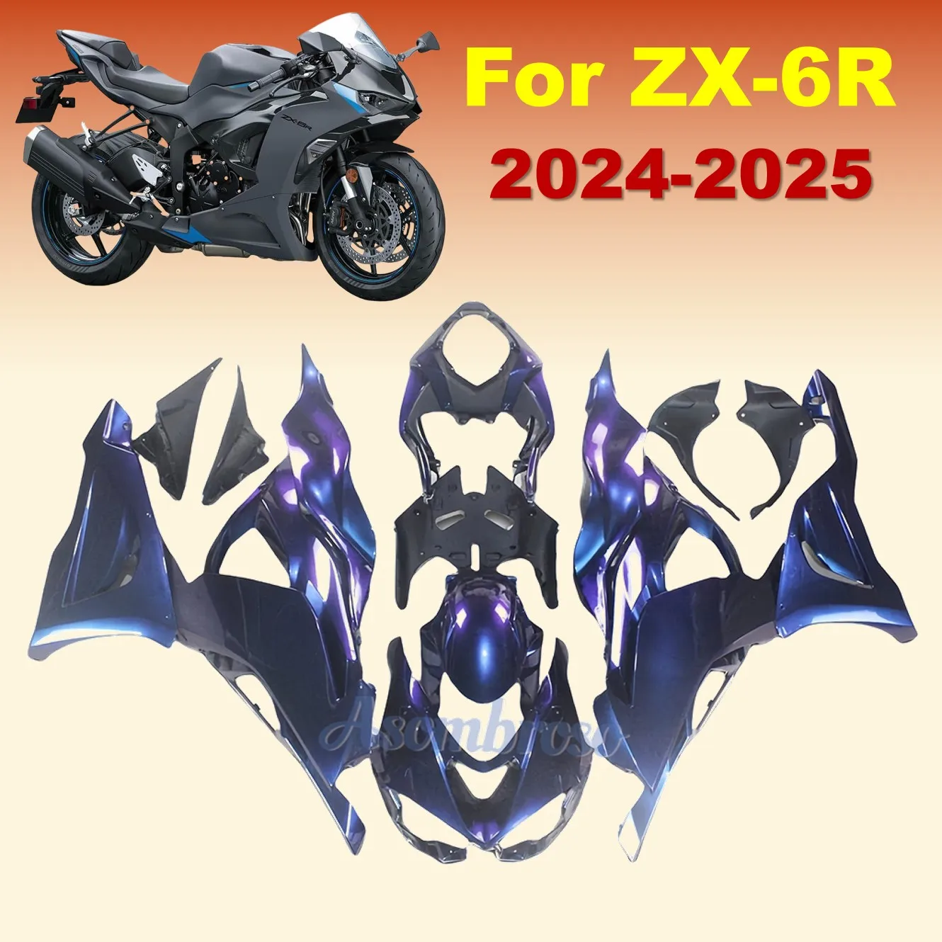 オートバイアクセサリーフェアリングキットカワサキニンジャ ZX 6R