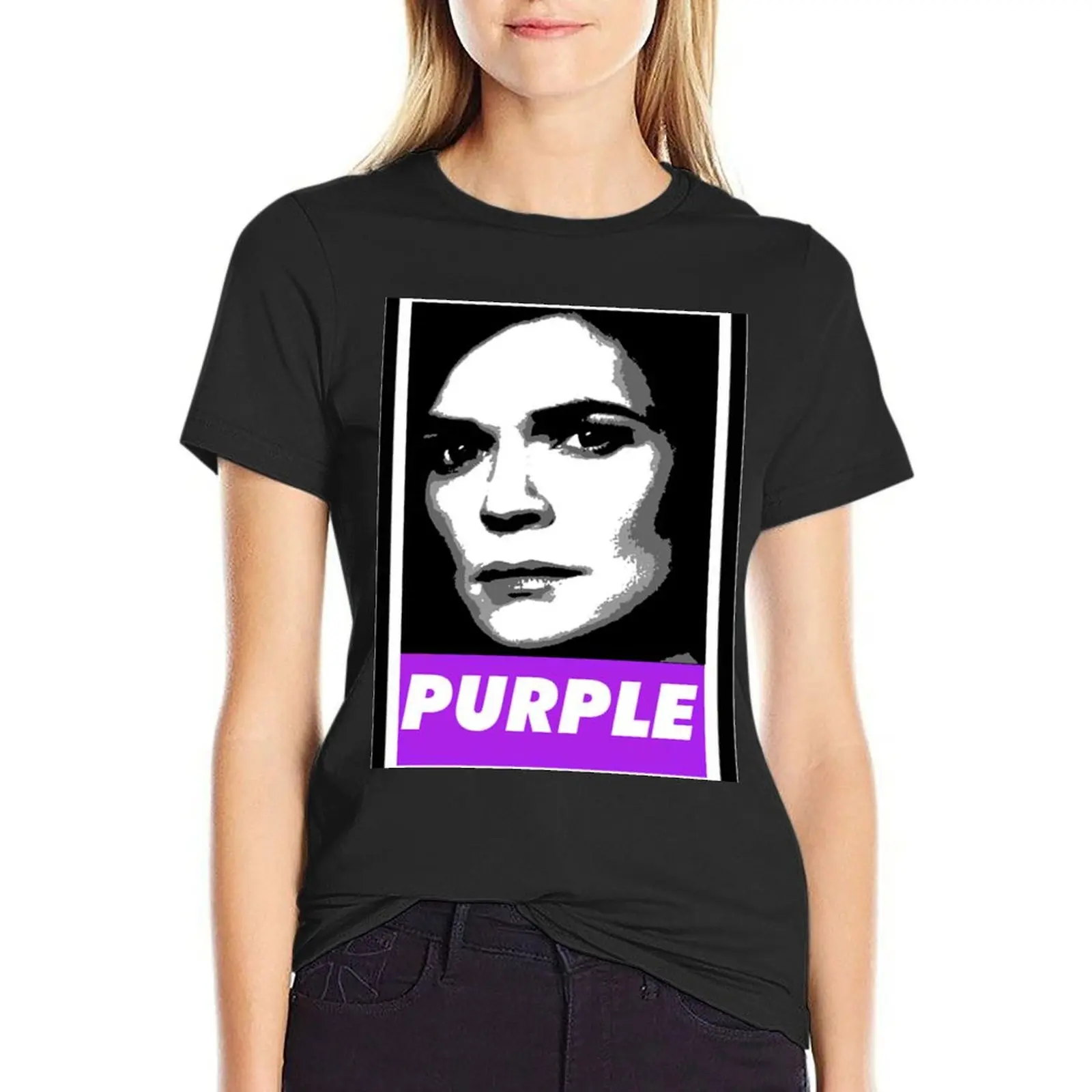 Marie's Wearing Purple Again T-Shirt female hippie clothes Female clothing new edition t shirts for Women