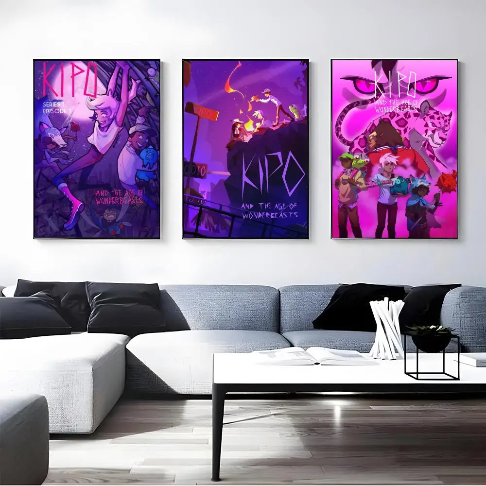 K-Kipo and the A-Age O-of W-Wonderbeasts Poster Self-adhesive Art Waterproof Paper Sticker Coffee House Bar Room Wall Decor