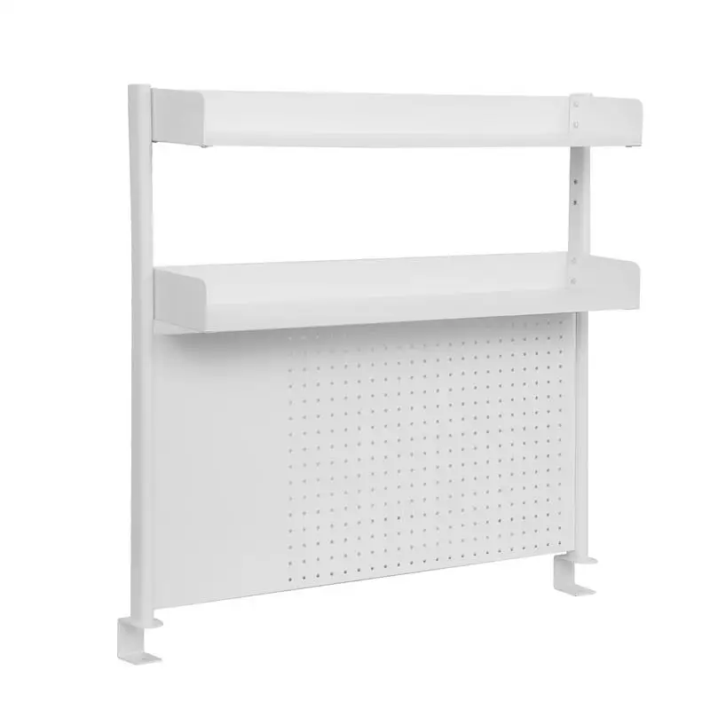 

Desk Pegboard Adjustable Desktop Bookshelf Organizer Multifunction Desk Clamp Shelf Extender for Home Bedroom School Dorm