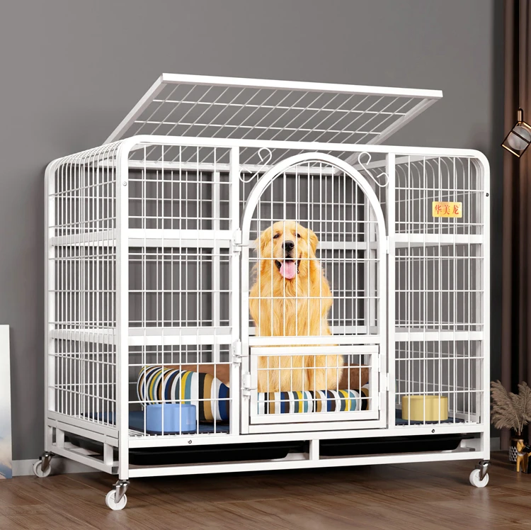 

Dog cage, large dog with toilet, medium dog, golden retriever, Labrador border animal husbandry, Keji indoor pet fence