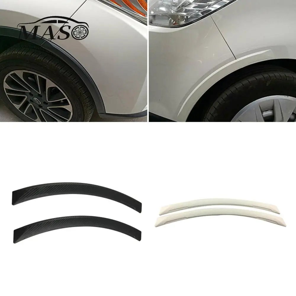 

2pcs 45cm Universal Car Wheel Eyebrow Arch Mouldings Fender Strips Trim Stickers Protector Strips