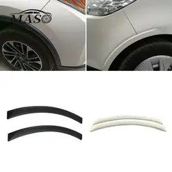 2pcs 45cm Universal Car Wheel Eyebrow Arch Mouldings Fender Strips Trim Stickers Protector Strips