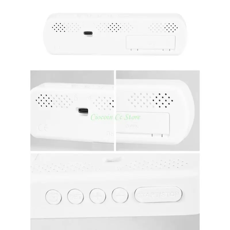 X90F Electronic Alarm Clock with Temperature Reading and Countdown LED Digital Clock