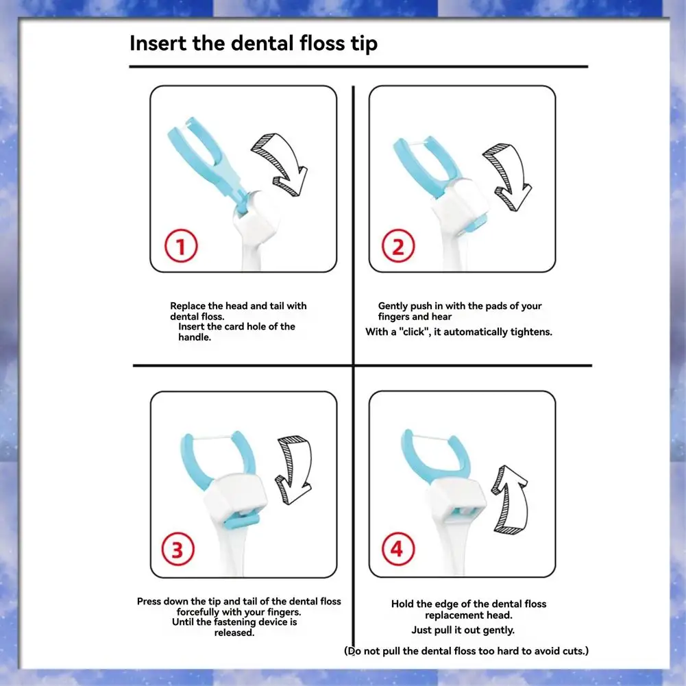 

Лидер продаж, совместимая с Sonicare, электрическая зубная щетка, 50 шт., сменные насадки для нити, белые