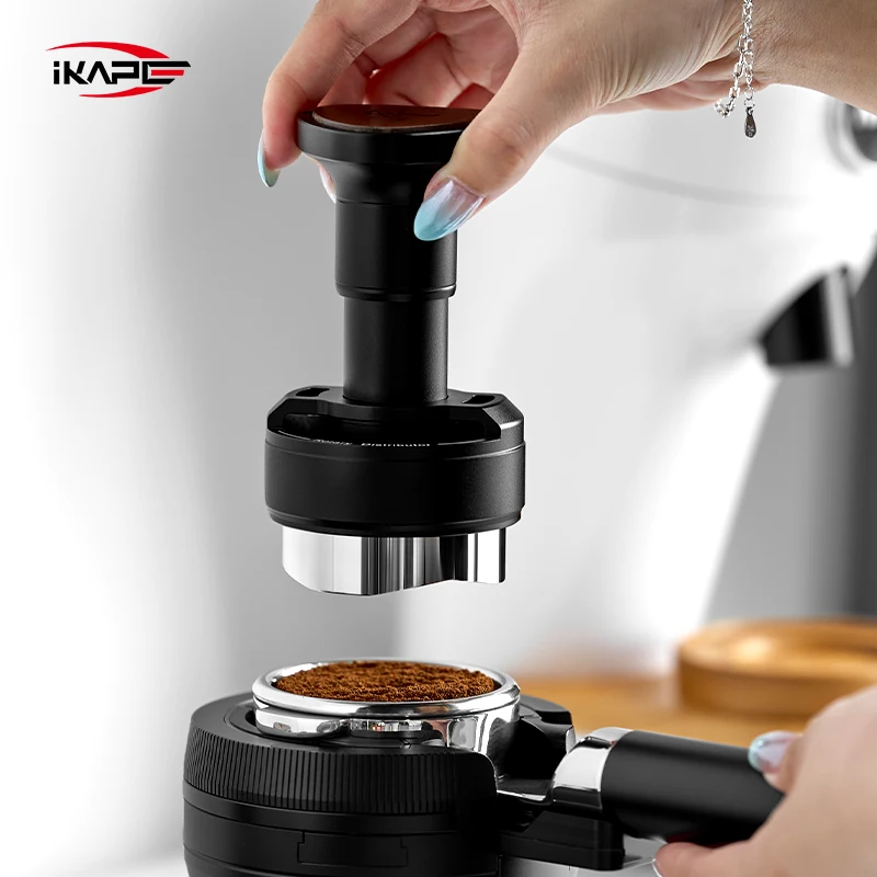 IKAPE All-in-One Coffee Distributor and Tamper-UniPress 2-in-1 Premium Espresso Tools,Suitable for coffee bar and home use ﻿