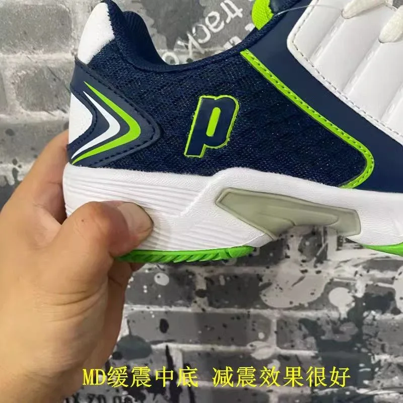 2024 New Tennis Shoes Men Women Good Quality Badminton Shoe Unisex Non-Slip Indoor Court Shoes Leather Badminton Training Man