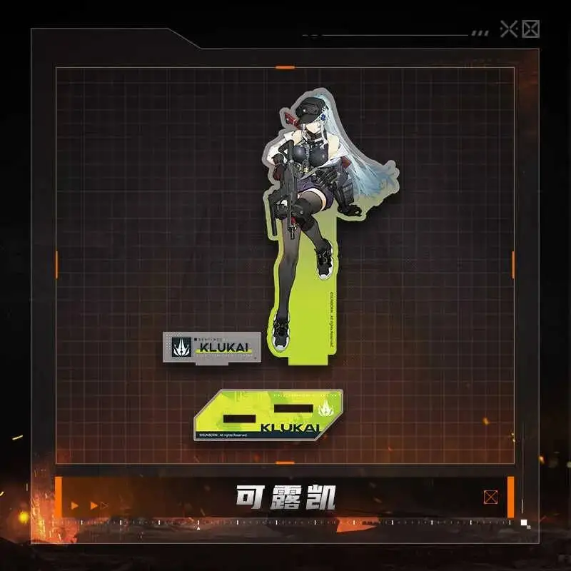 

Girls Frontline 2: Exilium Clukay Sharkry Vecto Акриловая подставка-фигурка для косплея, подарок на день рождения, декор, акриловая фигурка-стенд, Холлоу