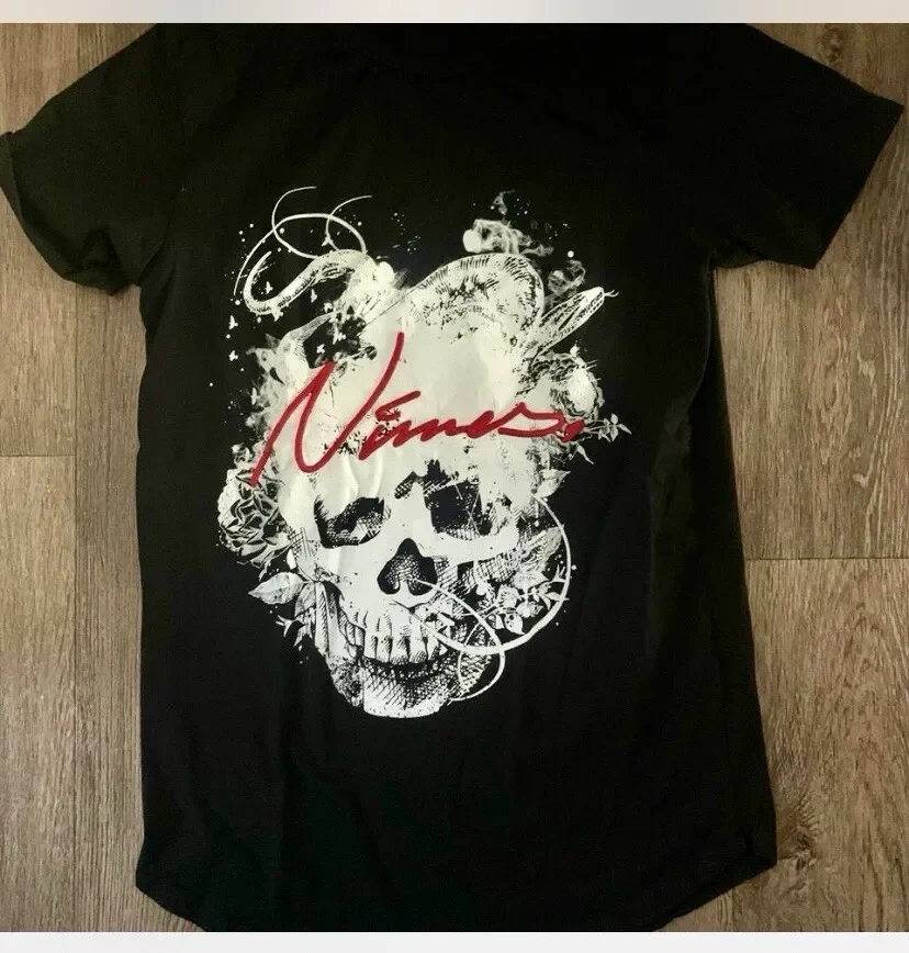 Nimes Collective black and red t-shirt size L #streetwear