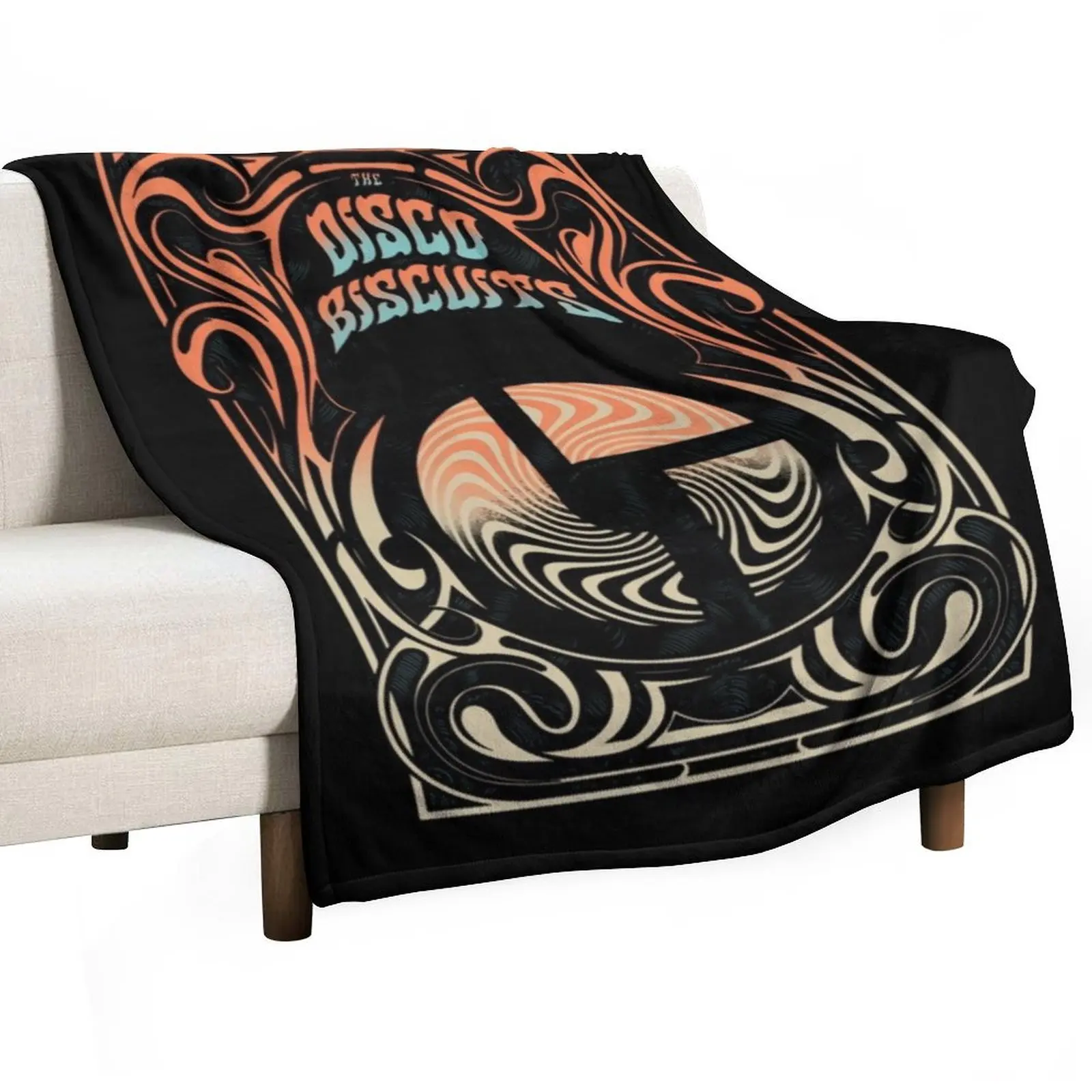 DISCO BISCUITS BAND \t Throw Blanket Bed Fashionable Stuffeds Custom Picnic Thin Beach Blankets