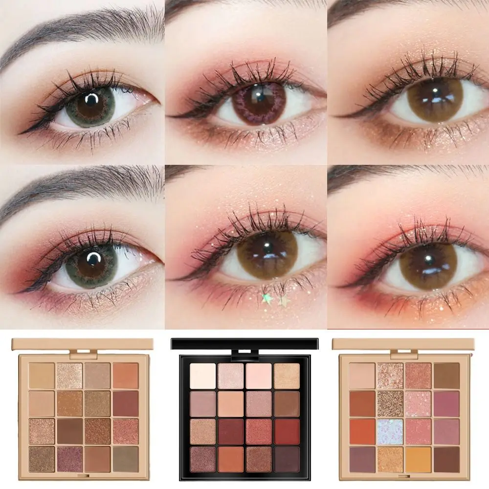 

Multicolor Long-Lasting Shiny Eyeshadow Colorful Waterproof Eye Shadow Palette Beauty Makeup Kit Eyeshadow Powder Blush