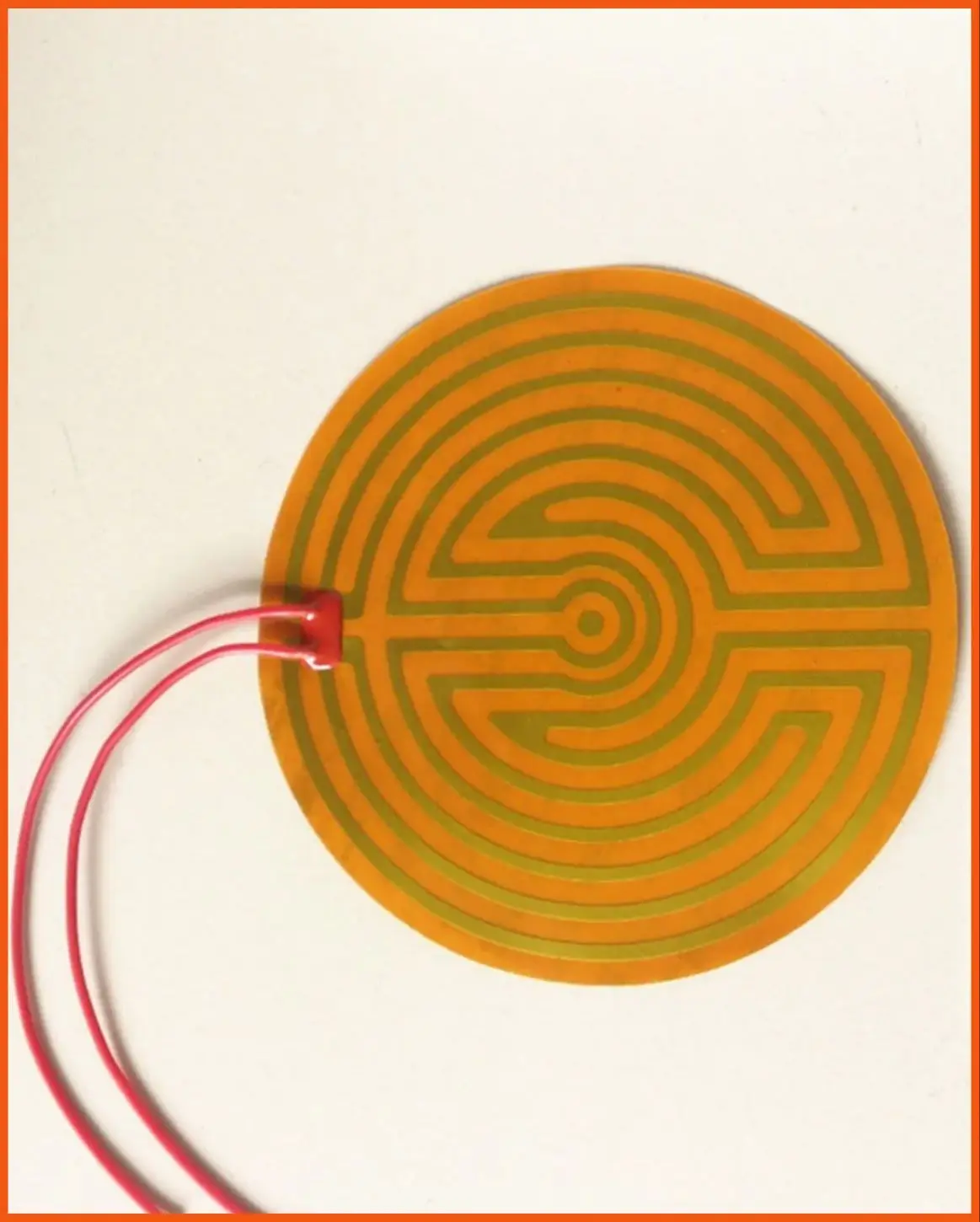 Dia 70mm 24V 52W Electrothermal film PI electric heat board 3D printer heater pad oil heater fleacible silicone heating element