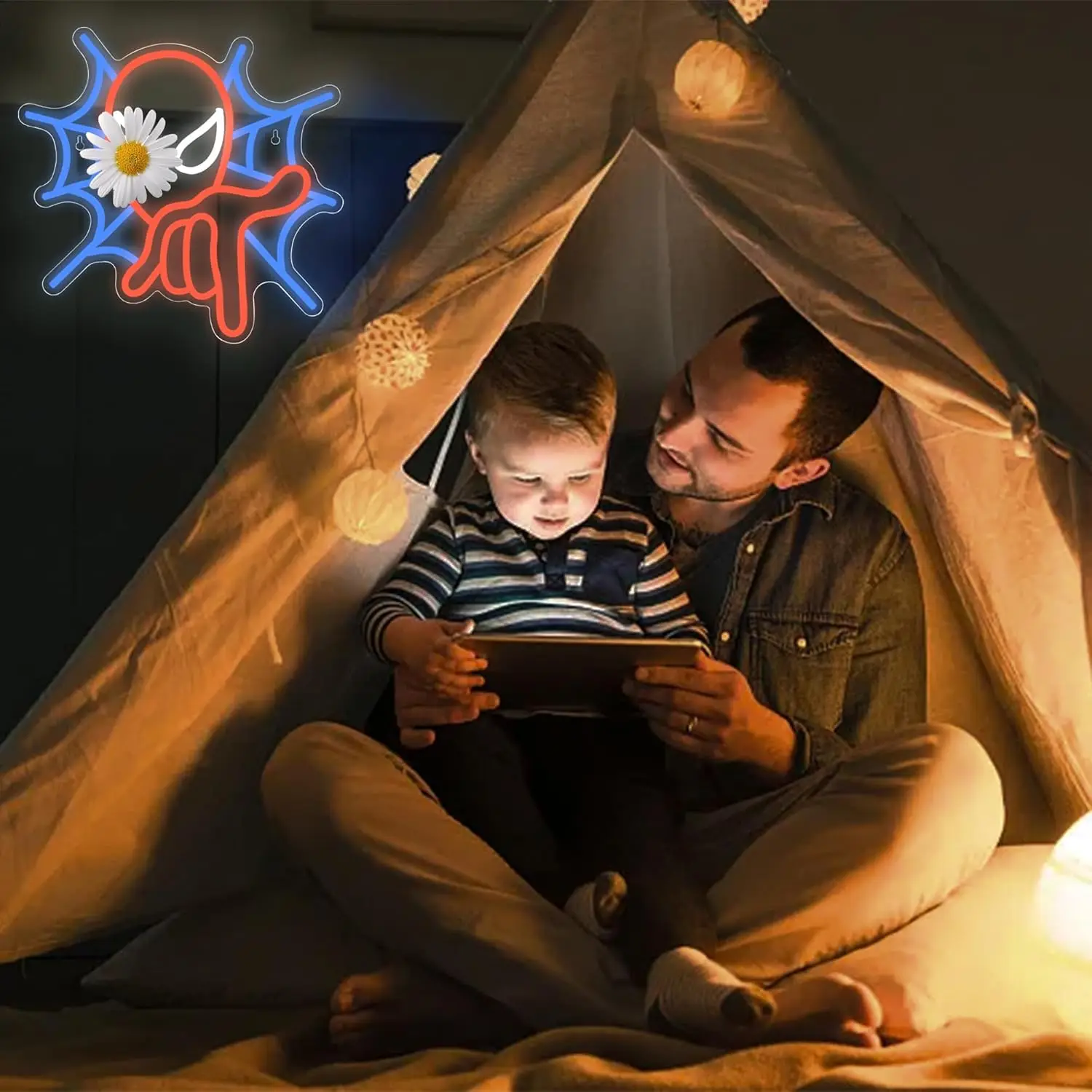 Паук Неоновая вывеска USB с регулируемой яркостью Аниме Светодиодный неоновый свет для спальни Человек Пещера Игровая комната Вечеринка Клуб Домашний декор Рождественский подарок на день рождения