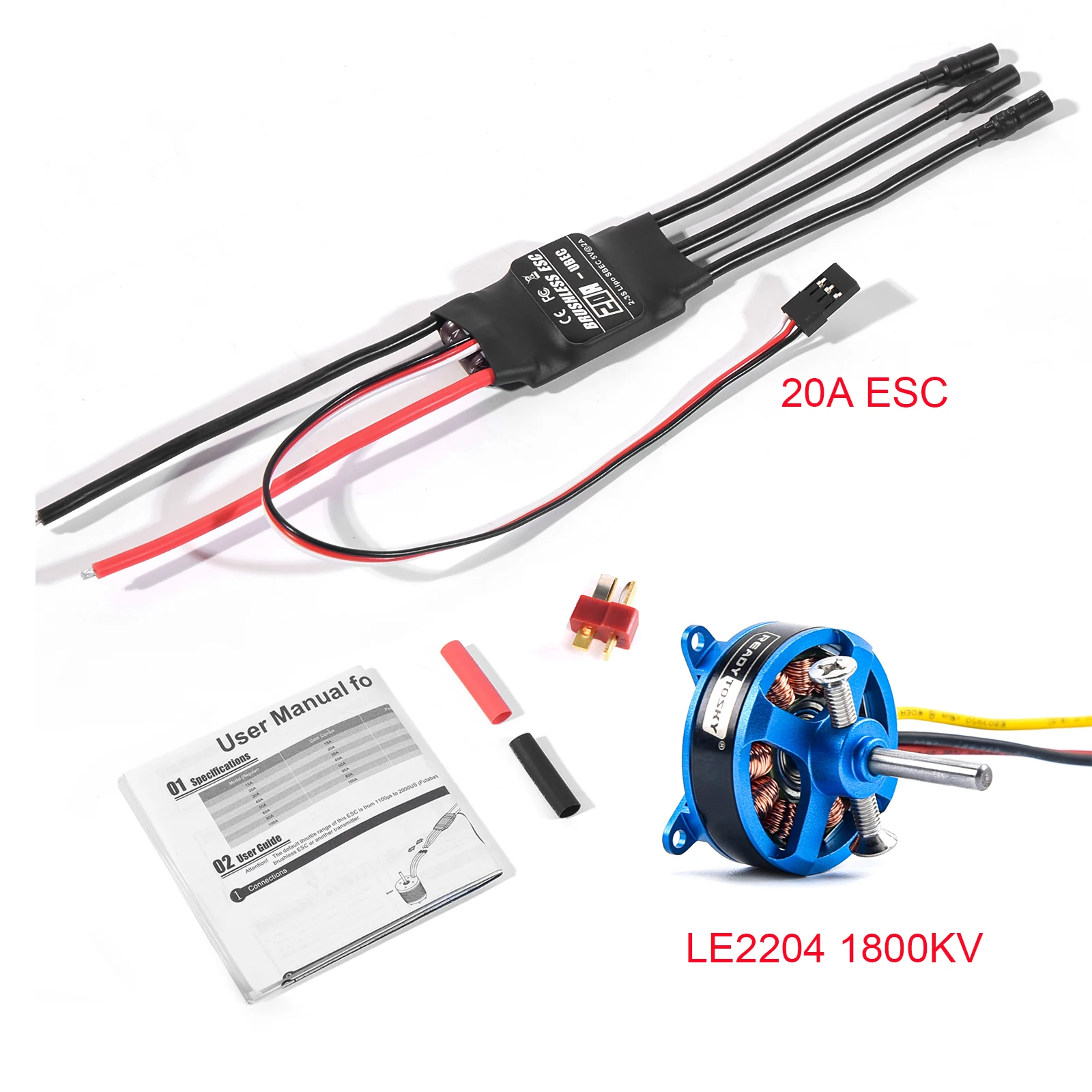 L2204 2204 1800KV KV1800 Bürst – Rc Helicopter Motor Bewertung und Preis