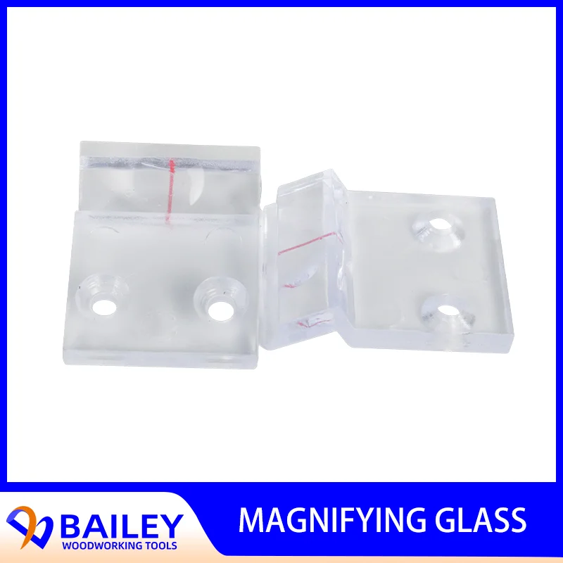 

BAILEY 10PCS Unisunx Type 41x31x5mm Magnifying Glass Magnifying Lens for Sliding Table Saw Machine Woodworking Tool Accessories