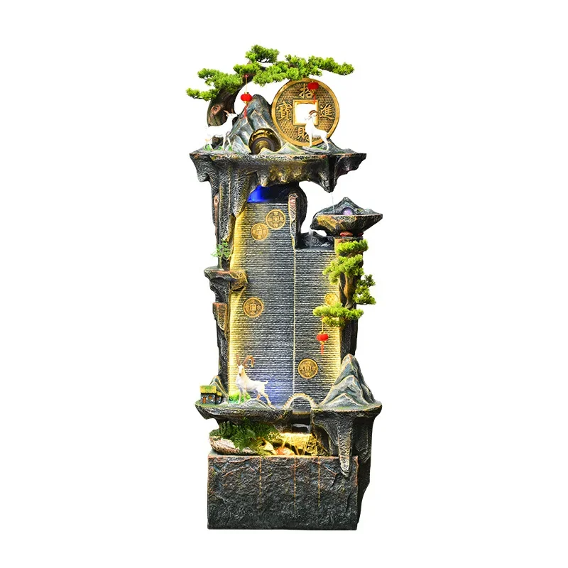 Chinese rockery fountain flowing water ornament circulating water fish tank