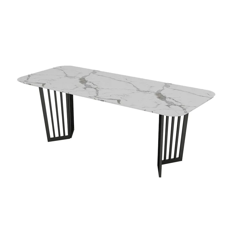 

Nordic Office, Studio Business Negotiation Conference Table Staff Training Table and Chair, Marble Desk