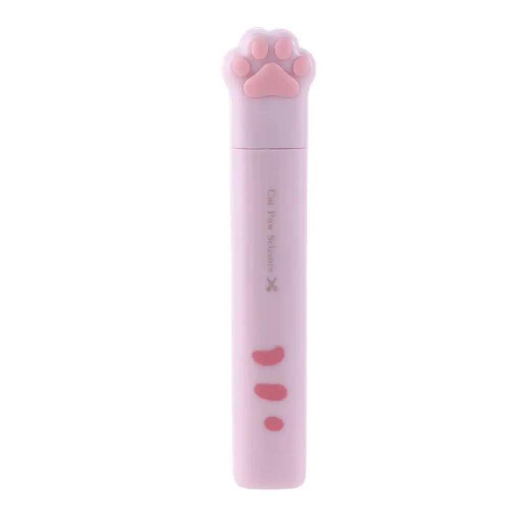 

Cute Office Kawaii Girl Gift Novelty Mini Folding Design Hand Scissors Cat Paw Scissors Stainless Steel