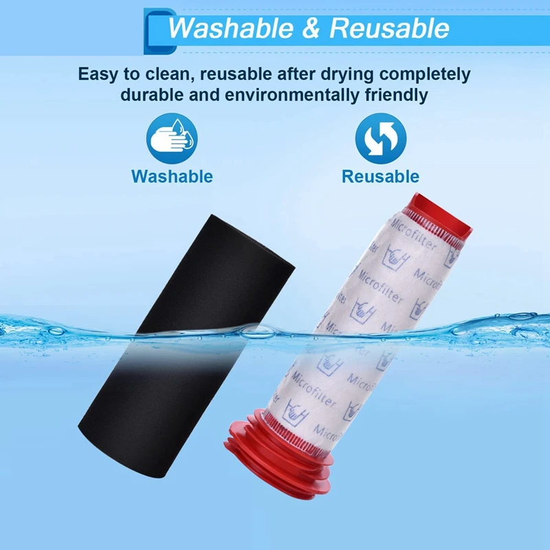 Filtre lavable pour aspirateur sans fil 202 let, pièces de rechange, accessoires, BCH65, BCH6L2560