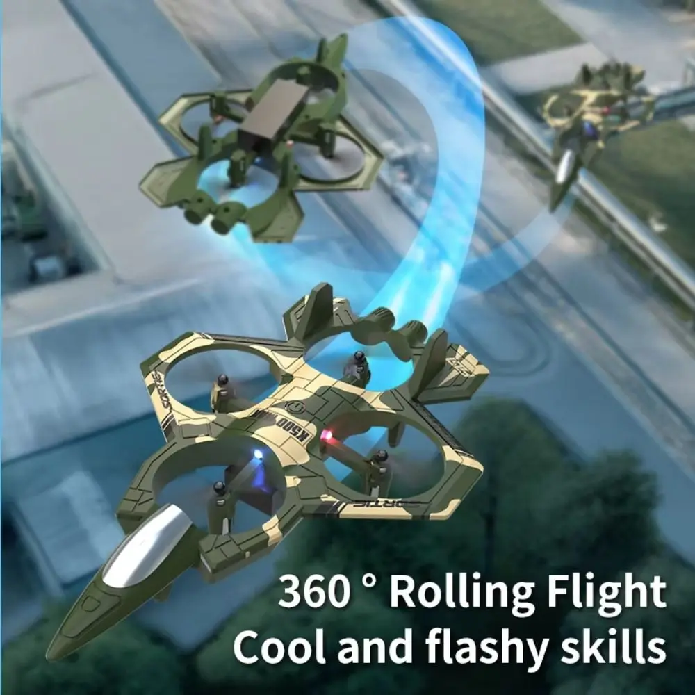

EPP Foam Remote Control Foam Fighter Gravity Sensing RC Drones Four Motor Helicopter Toy Portable Rechargeable