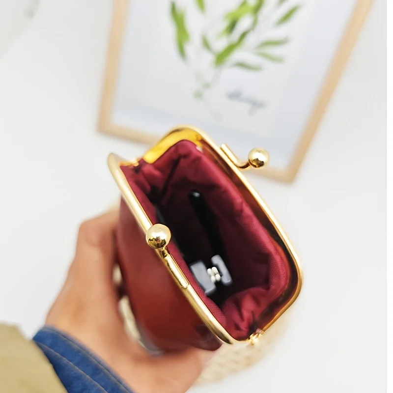 Faux Leather Unisex Eyeglasses Case - Modern Style, Snap Closure, Fashionable Practical Storage Bag
