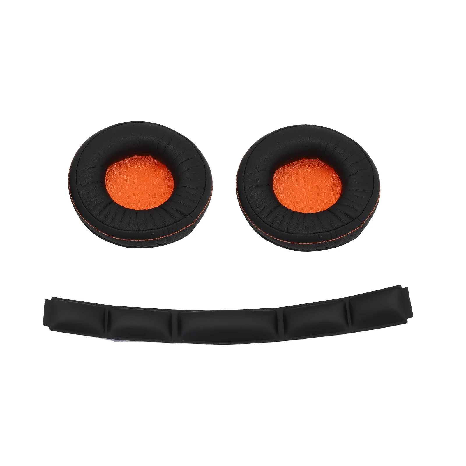 2pcs Replacement Ear Pads For Steel Series SIBERIA 800 840 Headphones Black Color Quality Manufactured Ear Cushions