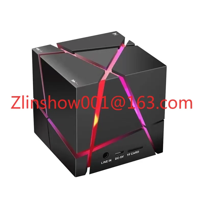Mini Portable Bluetooth Speaker  Wireless Surround Sound TF Card Slot for Outdoor Use MP3 Music Player Built-in FM Radio