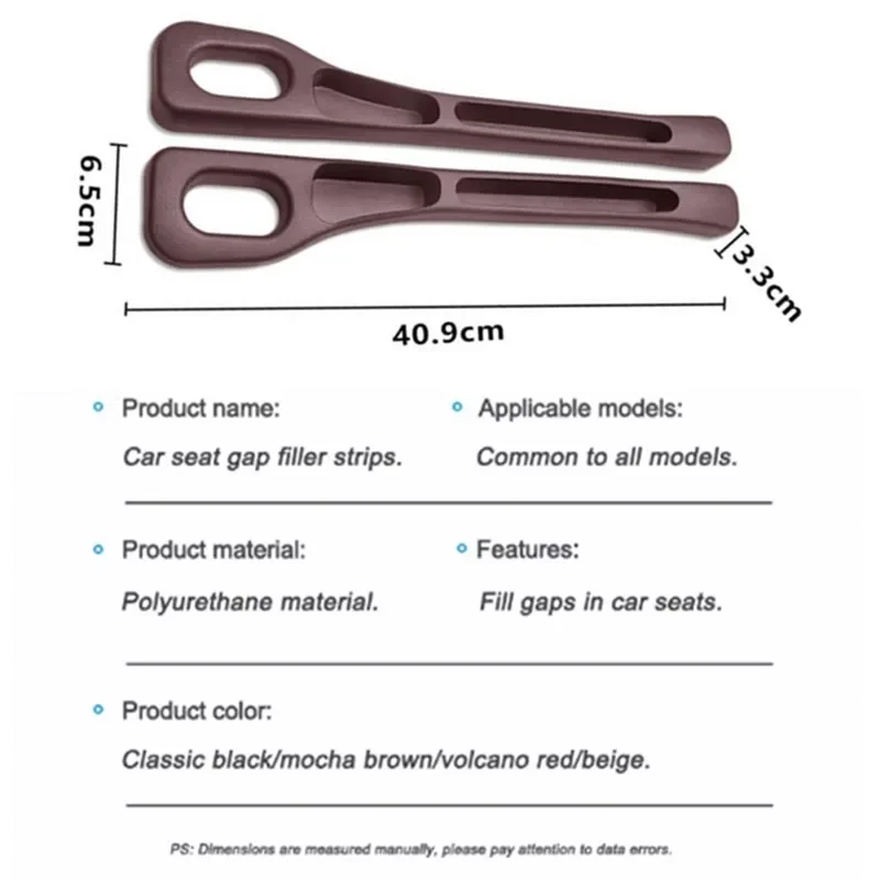 PU Car Seat Gap Filler Leak-Proof Filling Gap Strip For Land Rover Range Rover 3 4 L322 L405 L551 Freelander 2 Discovery 3 4 5