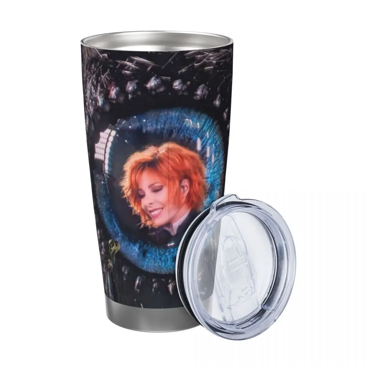 Mylene Farmer Nevermore 20oz Stainless Steel Insulated Thermal Coffee Car Cup Cold Hot Mugs Vacuum Flask