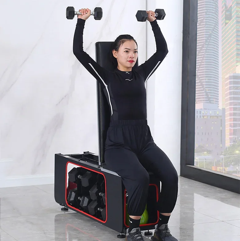 Gym fitness storage bench bodybuilding exercise adjustable folding multifunctional weight bench