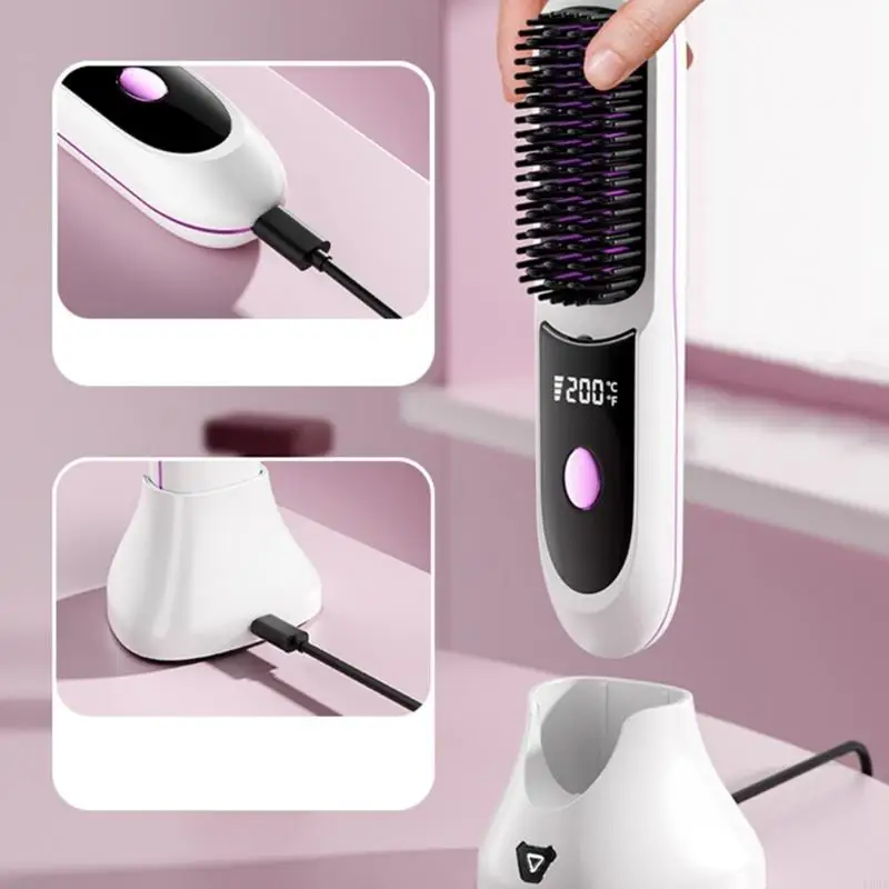 Spazzola con piazzamento wireless u0de cuscinetto a piaciere riscaldate velocemente multifunzionale