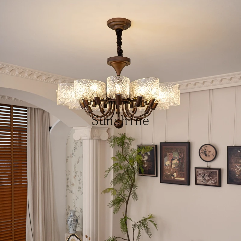 

Living room French main lamp antique high-end retro design lamps
