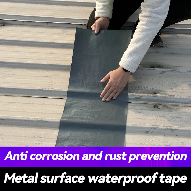 Waterproof Film, Self-Adhesive Heat-Resistant Tape, Crack Repair, Industrial Metal Roof Waterproof Tape