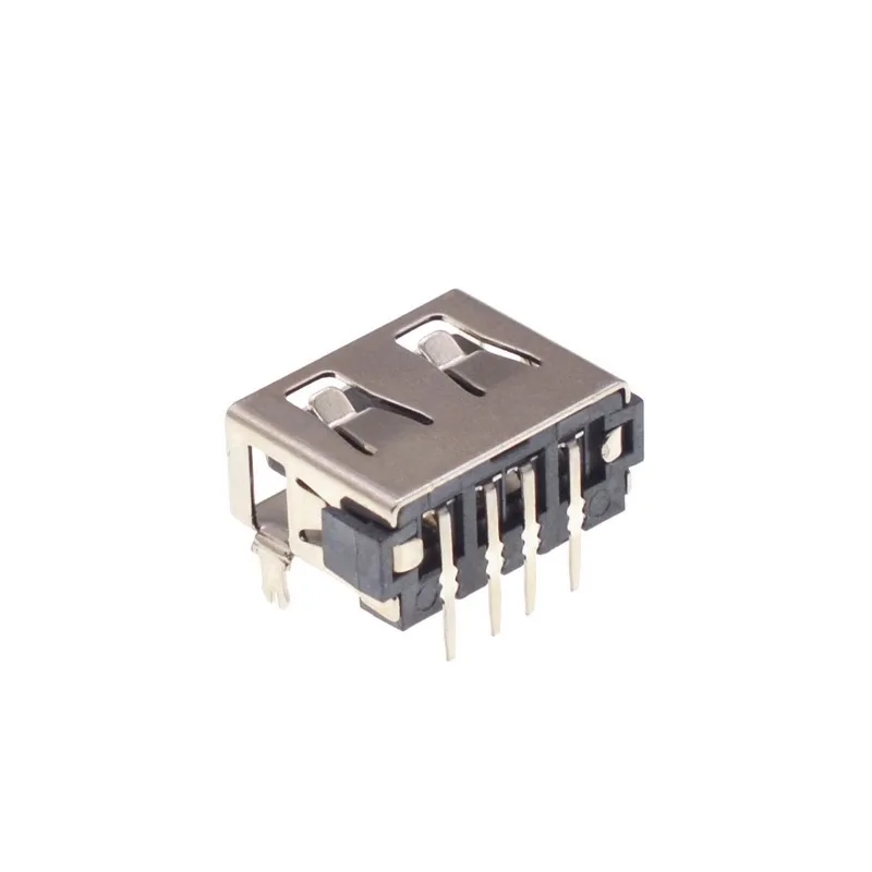 8PCS-USB 2.0 Connector Type A Female 90⁰  Widely Used In Computer Adapter Power Plug To Support Charging Data Transmission